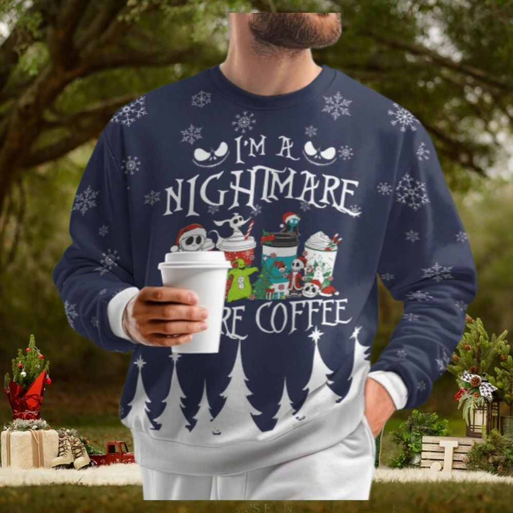 Nightmare Before Christmas Ugly Sweater, Jack Skellington Sweater Nightmare Before Christmas Ugly Sweater, Jack Skellington Sweater