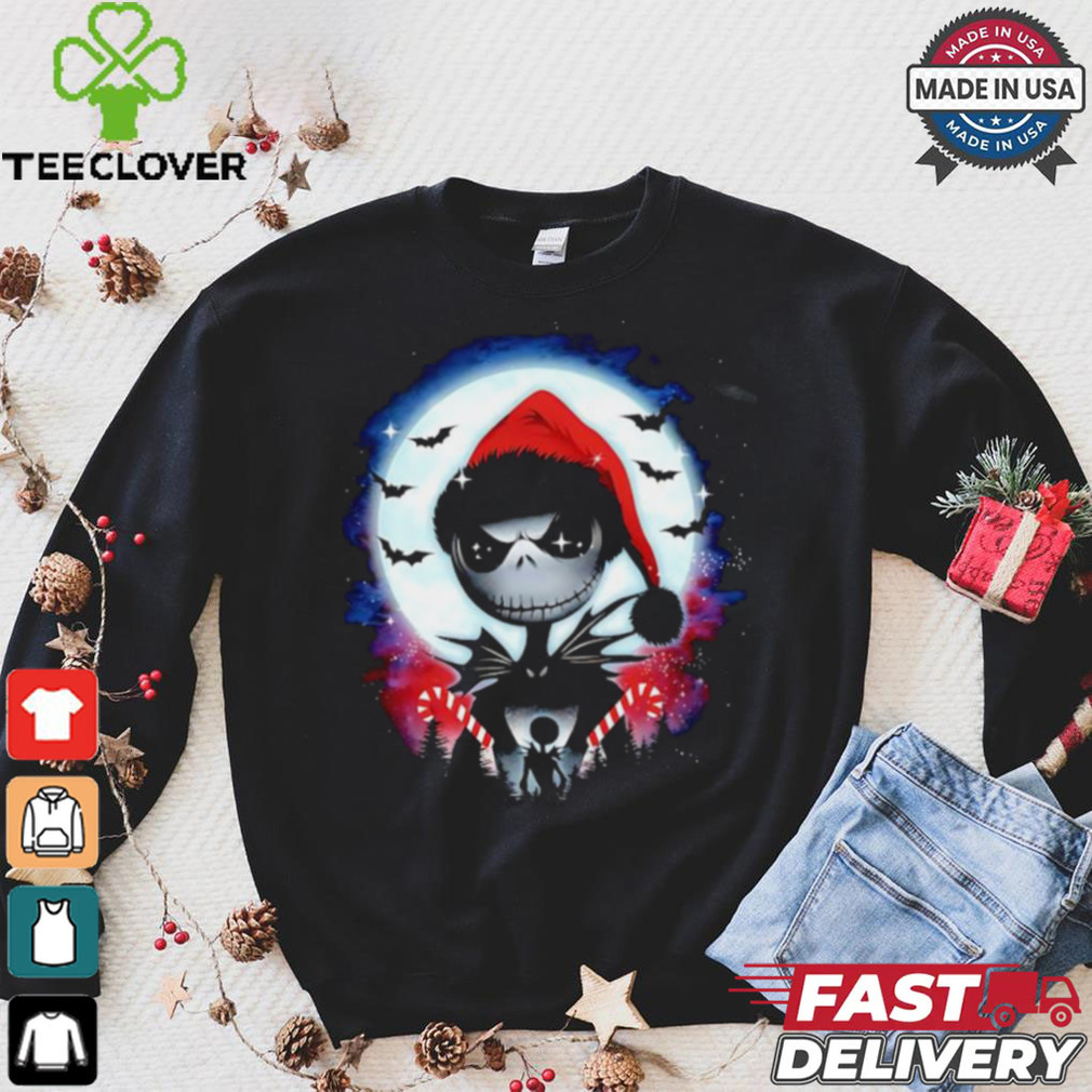 Nightmare Christmas Grinch big moon shirt Nightmare Christmas Grinch big moon shirt