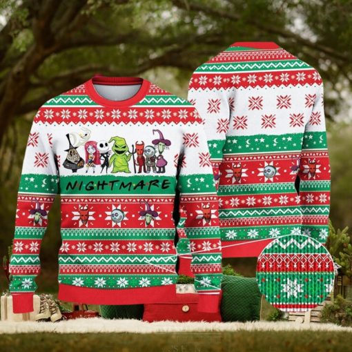 Nightmare Christmas Ugly Christmas Knitted Sweater, Christmas Ugly Sweater