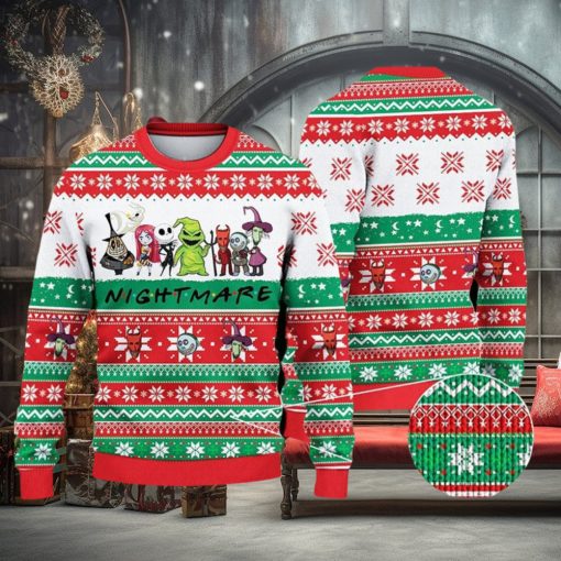 Nightmare Christmas Ugly Christmas Knitted Sweater, Christmas Ugly Sweater