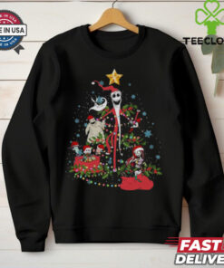 Nightmare Skeleton And His Squad Christmas Tree T Shirt