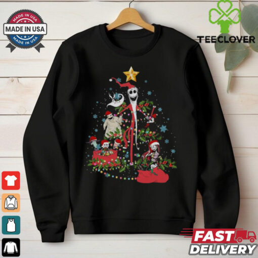 Nightmare Skeleton And His Squad Christmas Tree T Shirt