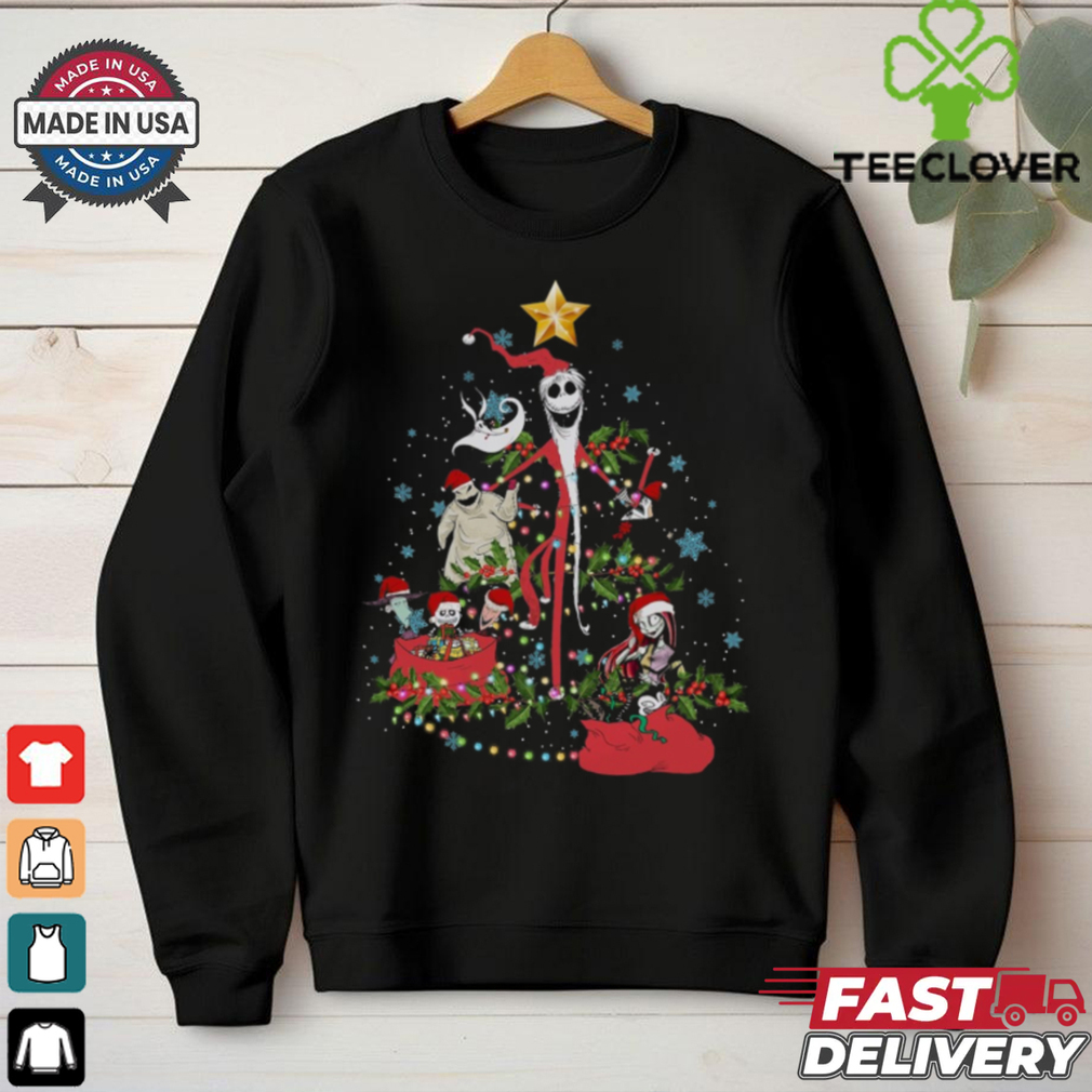 Nightmare Skeleton And His Squad Christmas Tree T Shirt Nightmare Skeleton And His Squad Christmas Tree T Shirt