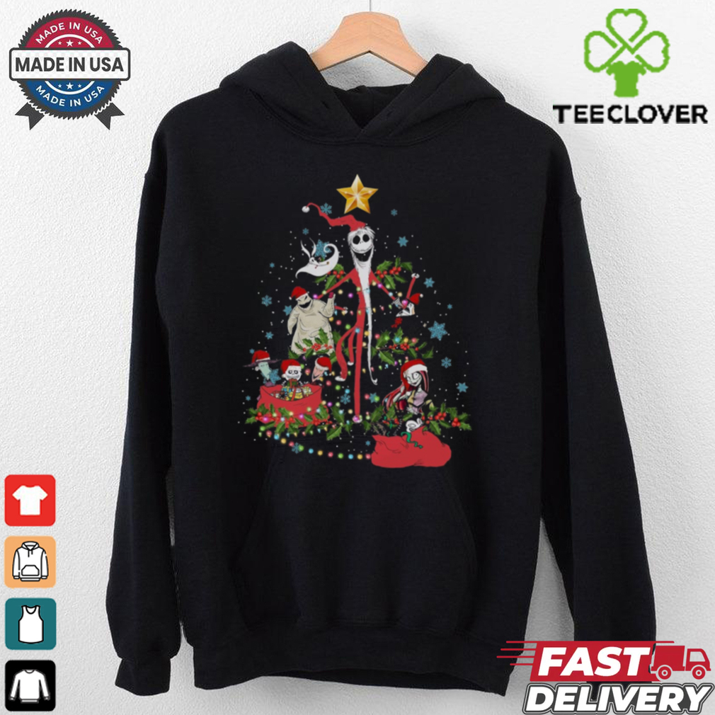 Nightmare Skeleton And His Squad Christmas Tree T Shirt Nightmare Skeleton And His Squad Christmas Tree T Shirt