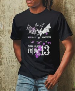 Nightmare Wanderers Thank God Its Friday The 13 Bat Shirt