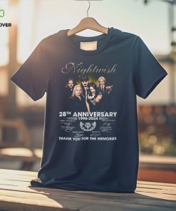 Nightwish 28th Anniversary 1996–2024 Thank You For The Memories shirt
