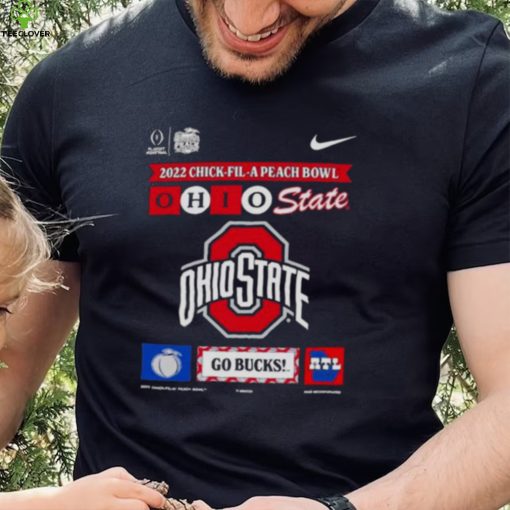 Nike 2022 23 College Football Playoff Peach Bowl Bound Ohio State Buckeyes Shirt