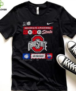 Nike 2022 23 College Football Playoff Peach Bowl Bound Ohio State Buckeyes Shirt