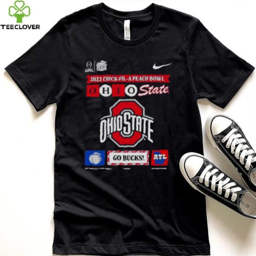 Nike 2022 23 College Football Playoff Peach Bowl Bound Ohio State Buckeyes Shirt