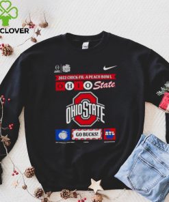 Nike 2022 23 College Football Playoff Peach Bowl Bound Ohio State Buckeyes Shirt