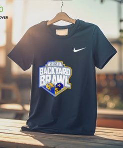 Nike 2023 Backyard Brawl West Virginia Mountaineers vs Pitt Panthers logo shirt