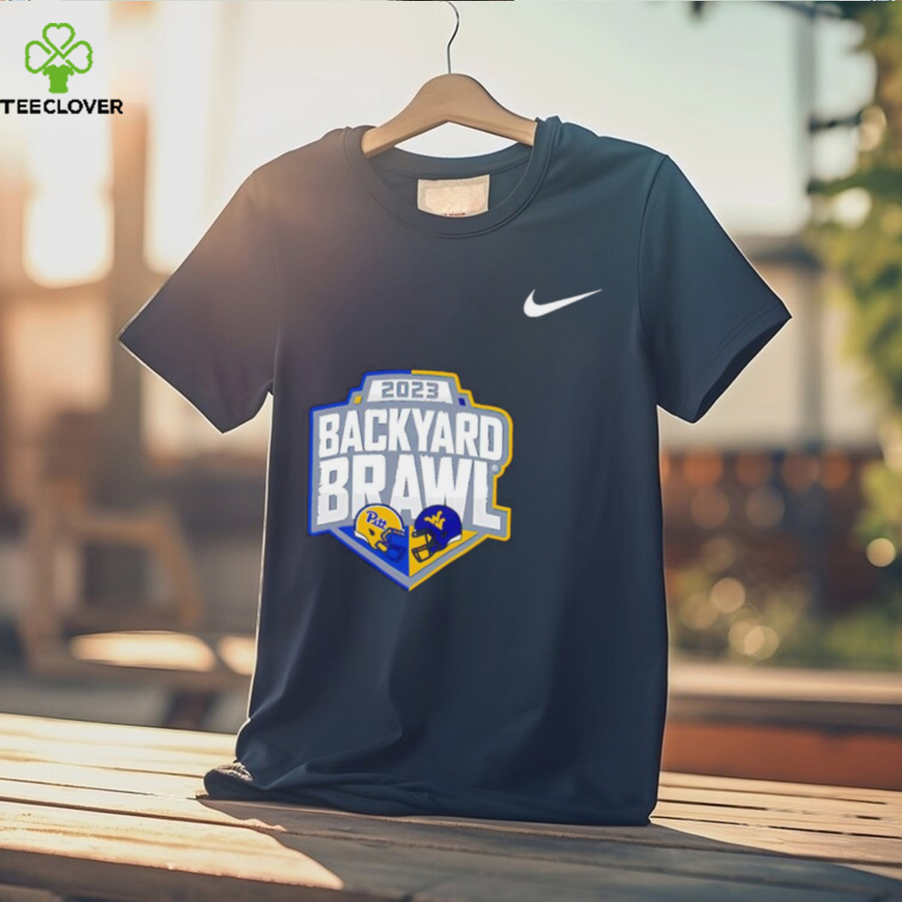Nike 2023 Backyard Brawl West Virginia Mountaineers vs Pitt Panthers logo shirt Nike 2023 Backyard Brawl West Virginia Mountaineers vs Pitt Panthers logo shirt