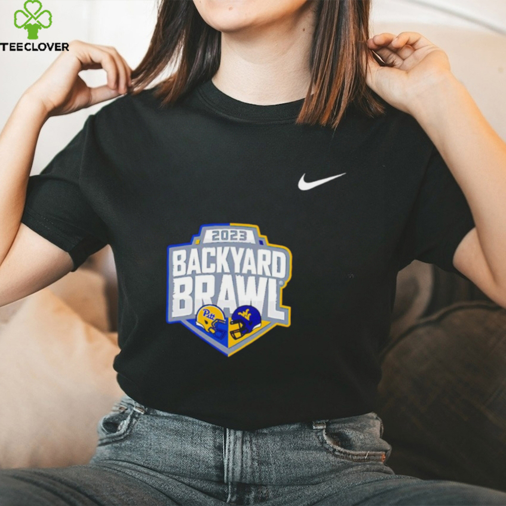 Nike 2023 Backyard Brawl West Virginia Mountaineers vs Pitt Panthers logo shirt Nike 2023 Backyard Brawl West Virginia Mountaineers vs Pitt Panthers logo shirt