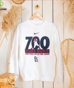 Nike Albert Pujols St. Louis Cardinals 700 Home Runs Milestone 4th All Time Leader shirt