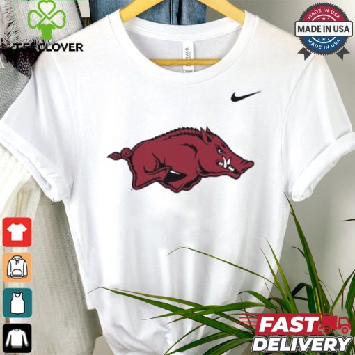 Nike Arkansas Razorbacks White DriFIT Short Sleeve T Shirt