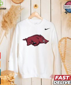 Nike Arkansas Razorbacks White DriFIT Short Sleeve T Shirt