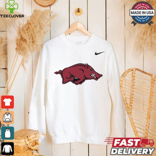 Nike Arkansas Razorbacks White DriFIT Short Sleeve T Shirt