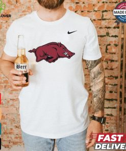 Nike Arkansas Razorbacks White DriFIT Short Sleeve T Shirt