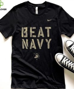 Nike Black Army Black Knights 2023 Rivalry Collection Beat Navy Legend Performance T Shirt