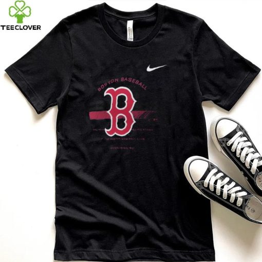 Nike Boston Red Sox Navy Arch Over Logo T Shirt