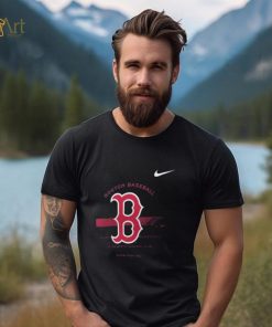 Nike Boston Red Sox Navy Arch Over Logo T Shirt