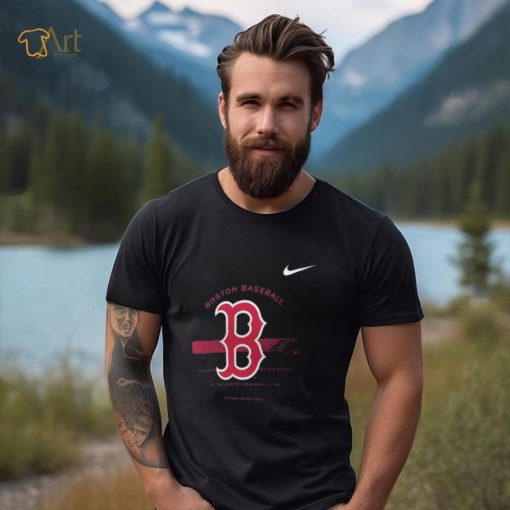 Nike Boston Red Sox Navy Arch Over Logo T Shirt