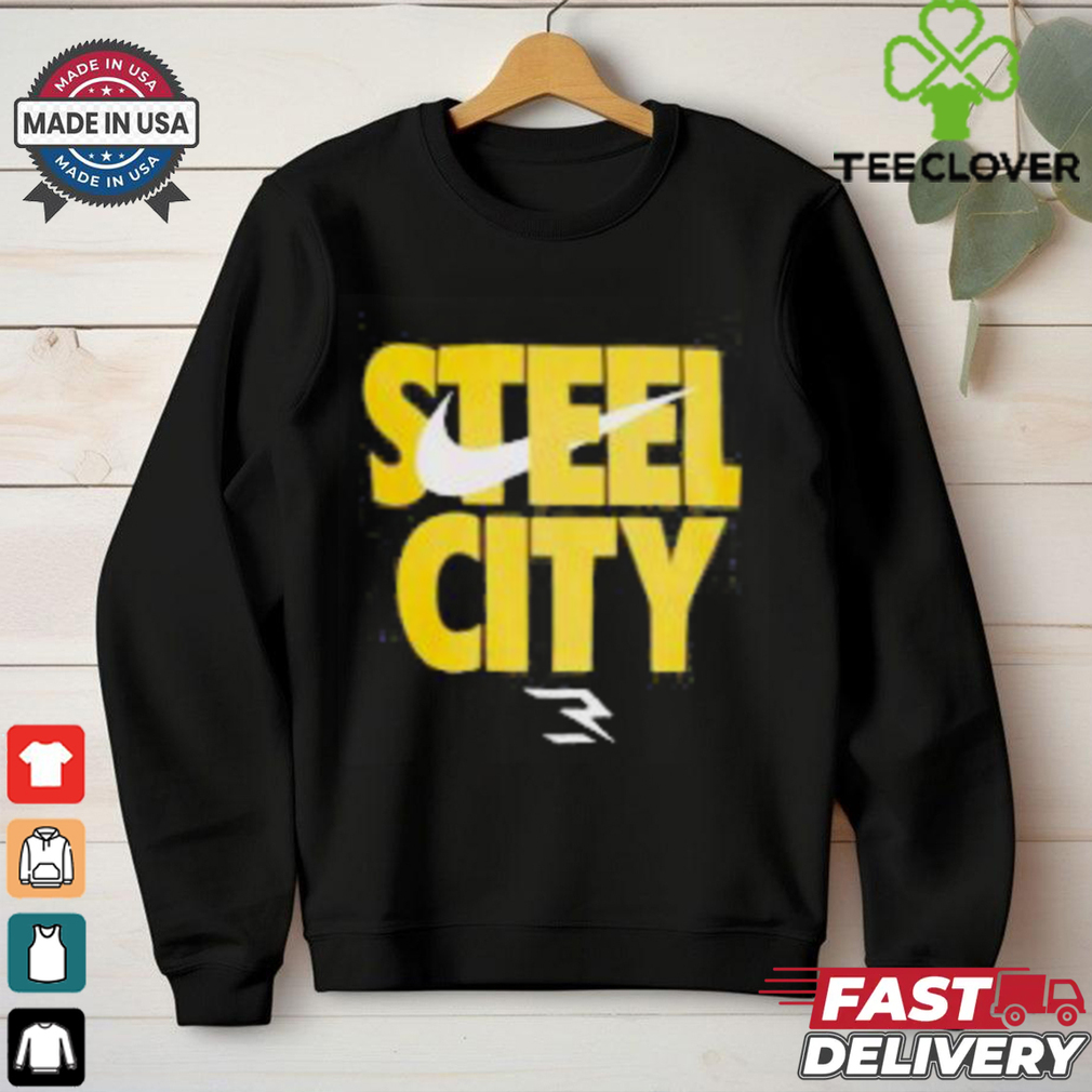 Nike Boys’ 3BRAND By Russell Wilson Steel City T Shirt Nike Boys’ 3BRAND By Russell Wilson Steel City T Shirt
