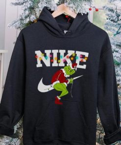 Nike Christmas Lights T Shirt, Grinch Christmas shirt