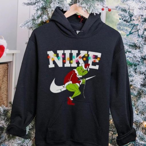 Nike Christmas Lights T Shirt, Grinch Christmas shirt