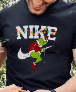 Nike Christmas Lights T Shirt, Grinch Christmas shirt