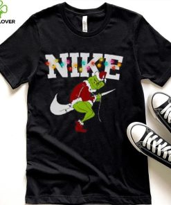 Nike Christmas Lights T Shirt, Grinch Christmas shirt