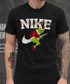 Nike Christmas Lights T Shirt, Grinch Christmas shirt