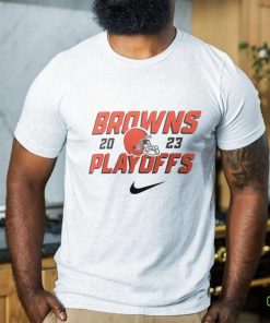 Nike Cleveland Browns 2023 NFL Playoffs Shirt