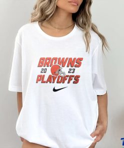 Nike Cleveland Browns 2023 NFL Playoffs Shirt