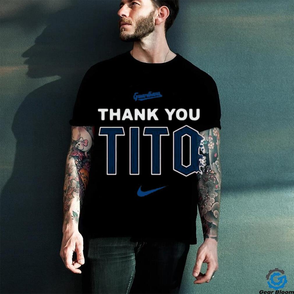 Nike Cleveland Guardians Thank You Tito T Shirt Nike Cleveland Guardians Thank You Tito T Shirt