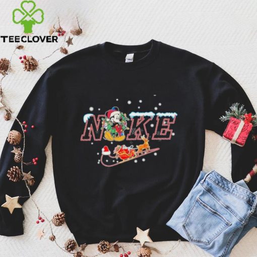 Nike Disney Mickey Mouse Christmas Shirt