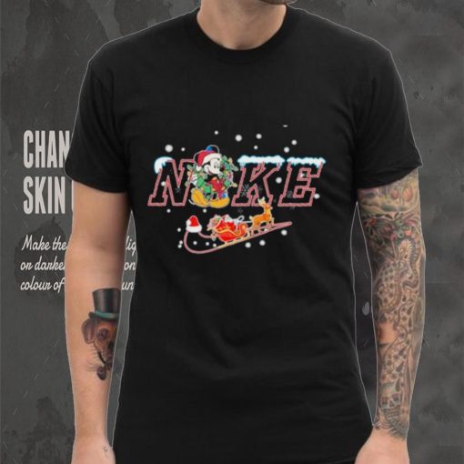 Nike Disney Mickey Mouse Christmas Shirt