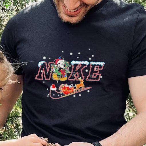 Nike Disney Mickey Mouse Christmas Shirt