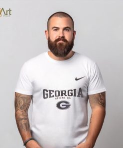 Nike Georgia Bulldogs Red Classic Core Cotton Logo T Shirt
