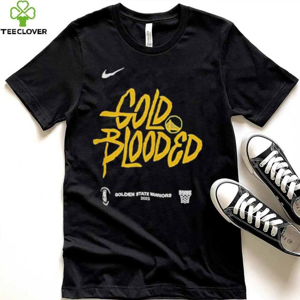Nike Golden State Warriors Gold Blooded 2023 Nba Playoff Shirt - Teeclover