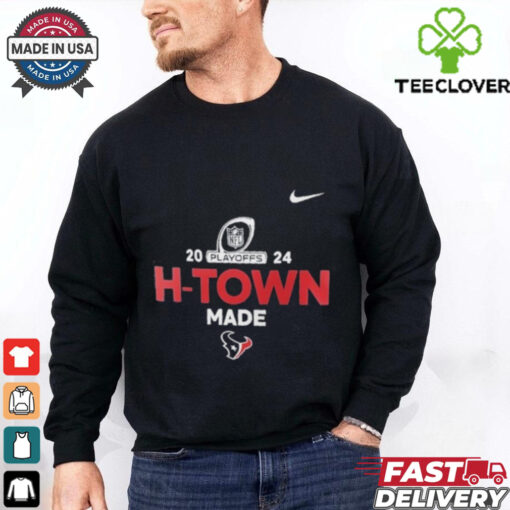 Nike H Town Made Texans 2024 NFL Playoffs T Shirt