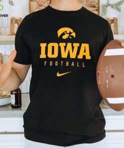 Nike Iowa Hawkeyes Football Team Issue Shirt Long Sleeve T Shirt