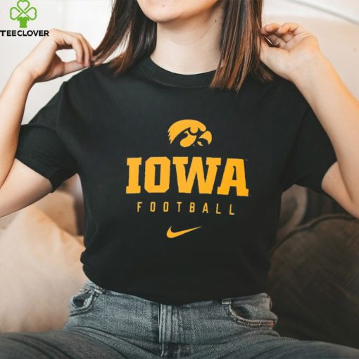 Nike Iowa Hawkeyes Football Team Issue Shirt Long Sleeve T Shirt