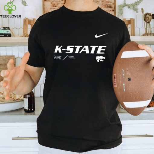 Nike Kansas State Wildcats Sideline Cotton Long Sleeve T Shirt