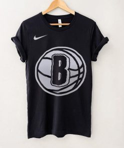 Nike Men's 2023 24 City Edition Brooklyn Nets Logo T Shirt