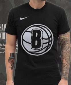 Nike Men's 2023 24 City Edition Brooklyn Nets Logo T Shirt