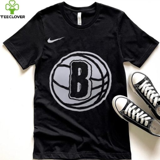 Nike Men’s 2023 24 City Edition Brooklyn Nets Logo T Shirt