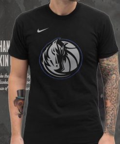 Nike Men's 2023 24 City Edition Dallas Mavericks Logo T Shirt