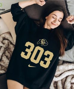 Nike Men’s Colorado Buffaloes Black 303 Area Code Shirt