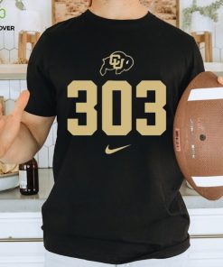 Nike Men’s Colorado Buffaloes Black 303 Area Code Shirt